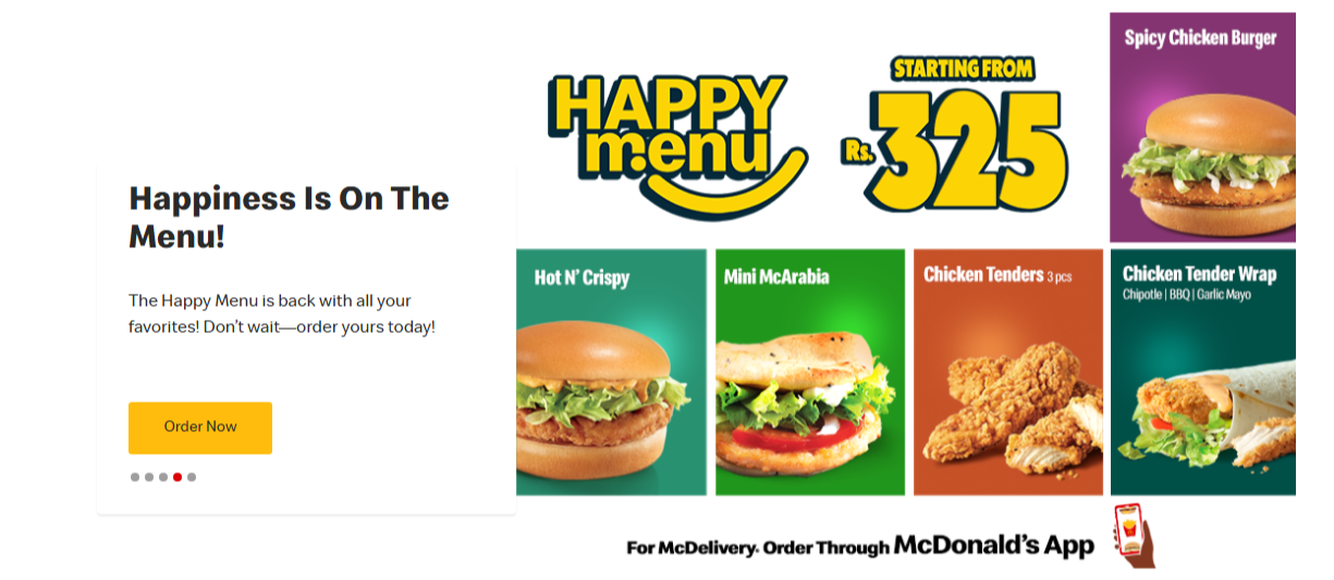 HAPPY MENU 